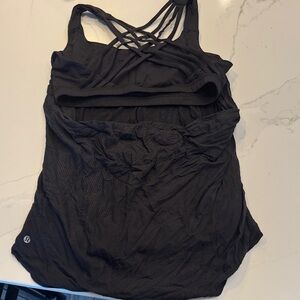 Black Strappy Tank Top